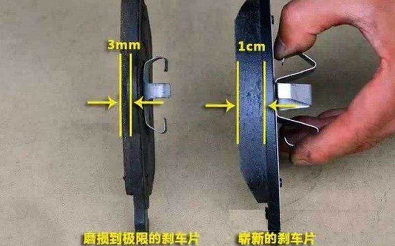 剎車片磨損到什么程度要換