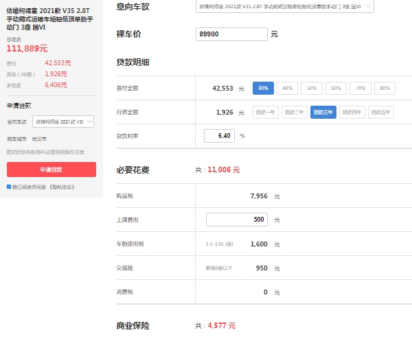 依維柯4米2廂式貨車報價，依維柯得意報價僅10萬起