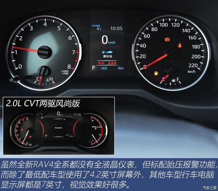 一汽豐田 RAV4榮放 2020款 2.0L CVT兩驅都市版